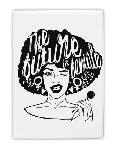 TooLoud The Future Is Female Fridge Magnet 2 Inchx3 Inch Portrait-Fridge Magnet-TooLoud-Davson Sales
