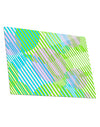 Geometric Circles Pattern AOP Metal Panel Wall Art Landscape - Choose Size by TooLoud-TooLoud-14x11"-Davson Sales