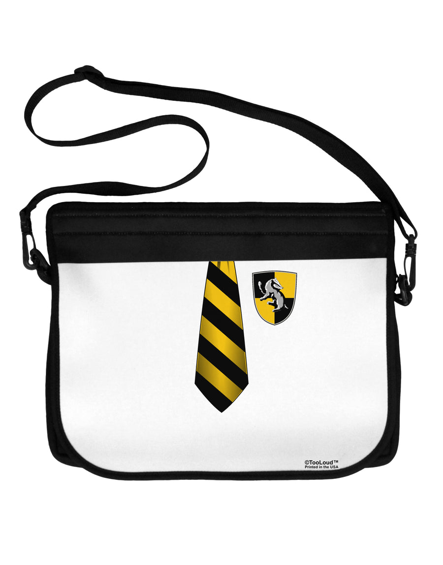 Wizard Uniform Yellow and Black AOP Neoprene Laptop Shoulder Bag All Over Print by TooLoud-TooLoud-Black-White-Davson Sales