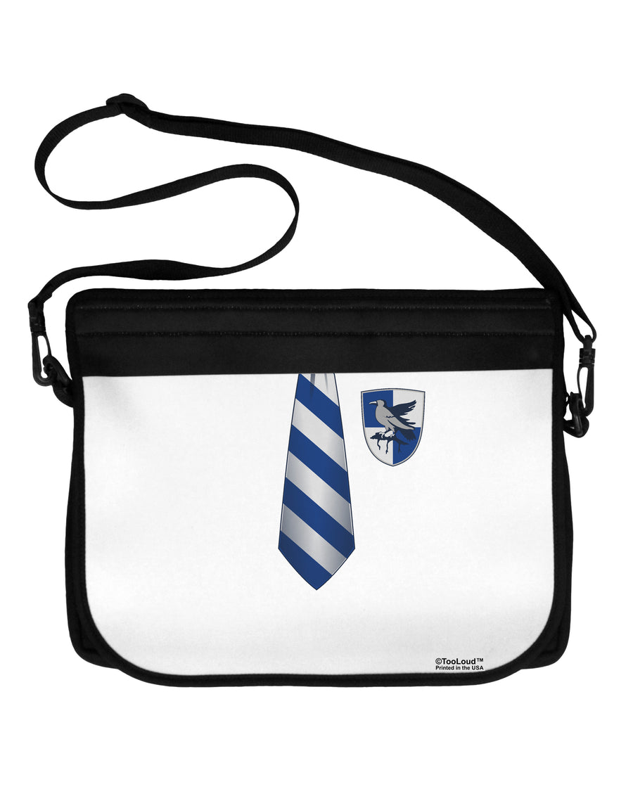 Wizard Uniform Blue and Silver AOP Neoprene Laptop Shoulder Bag All Over Print by TooLoud-TooLoud-Black-White-Davson Sales