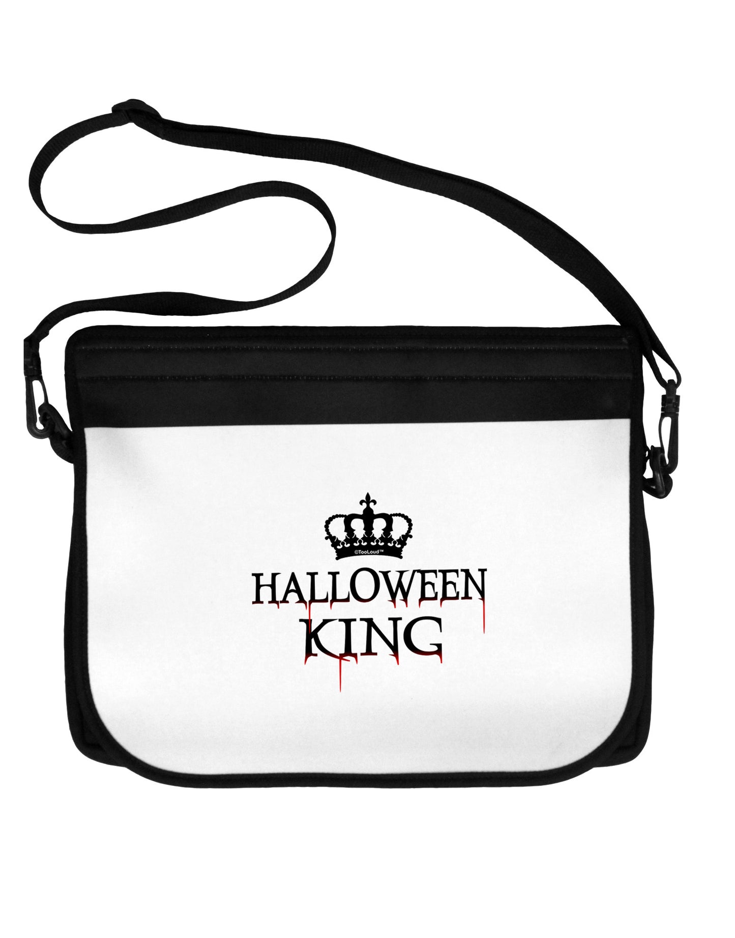 Halloween King 15" Dark Laptop / Tablet Case Bag by TooLoud-Laptop / Tablet Case Bag-TooLoud-Black-White-15 Inches-Davson Sales