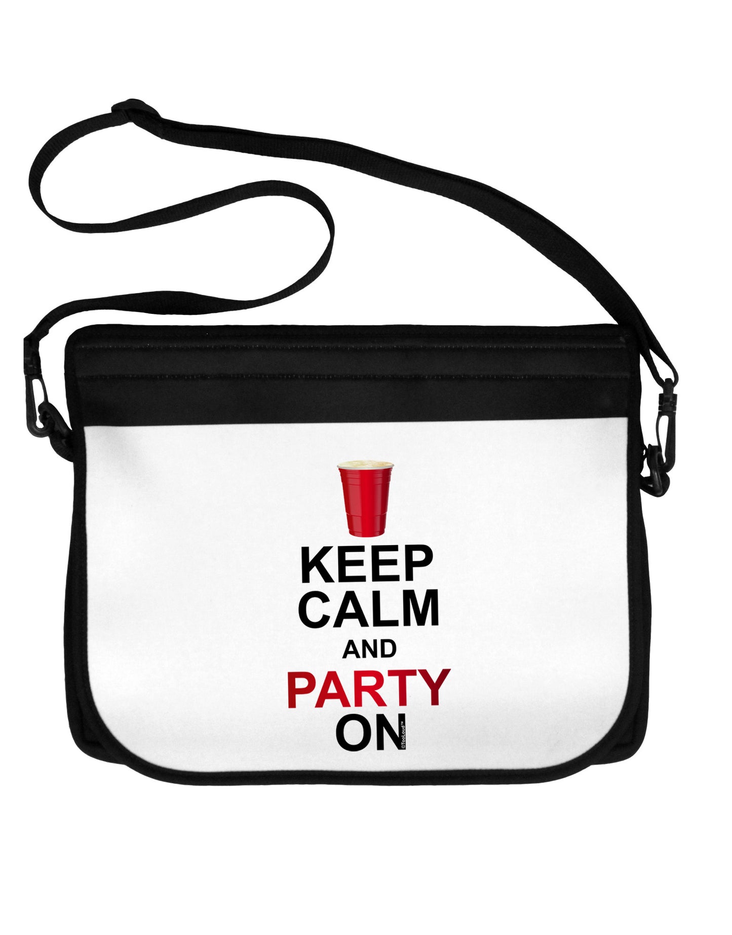 Keep Calm - Party Beer 15" Dark Laptop / Tablet Case Bag by TooLoud-Laptop / Tablet Case Bag-TooLoud-Black-White-15 Inches-Davson Sales