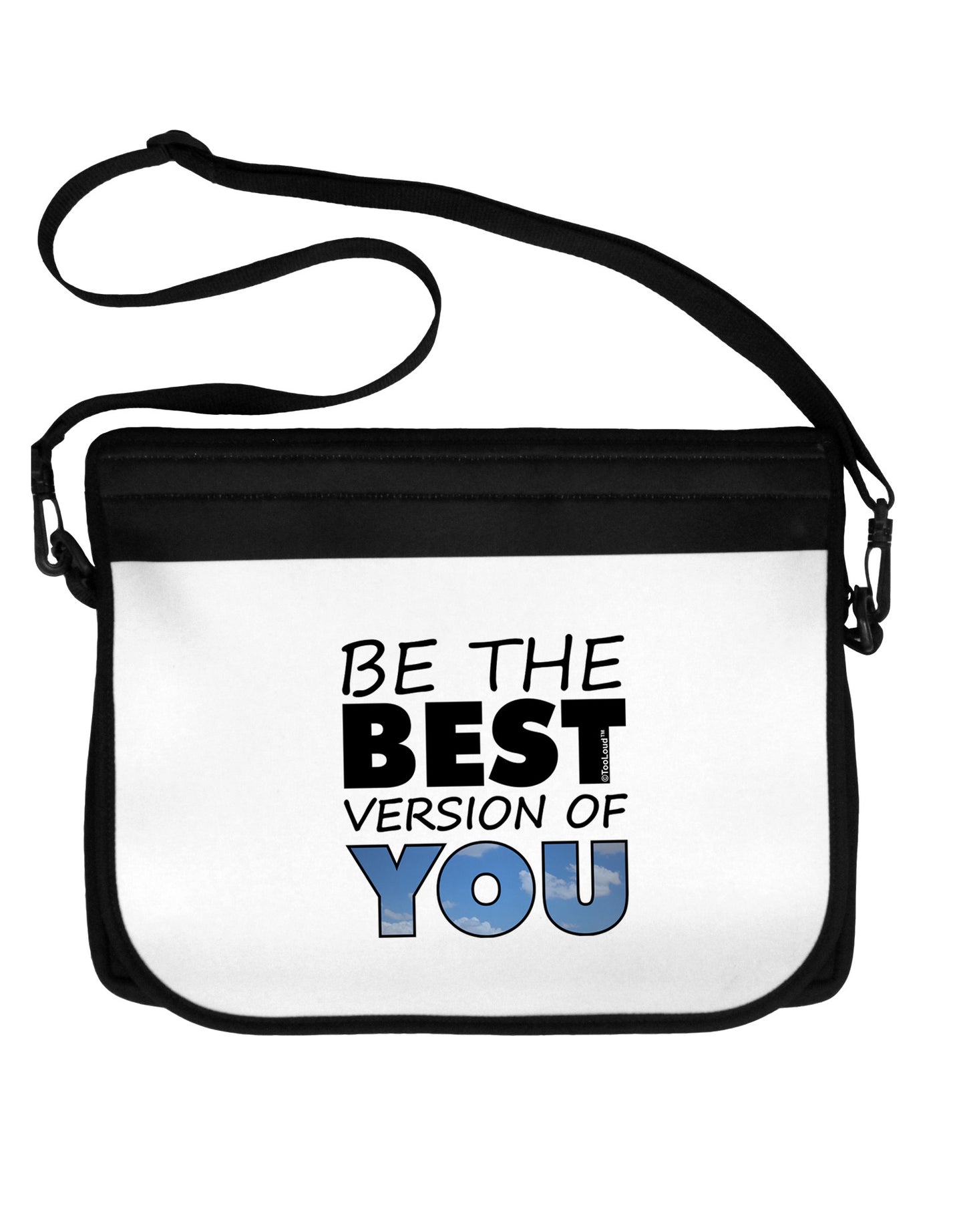 Be The Best Version Of You 15" Dark Laptop / Tablet Case Bag by TooLoud-Laptop / Tablet Case Bag-TooLoud-Black-White-15 Inches-Davson Sales