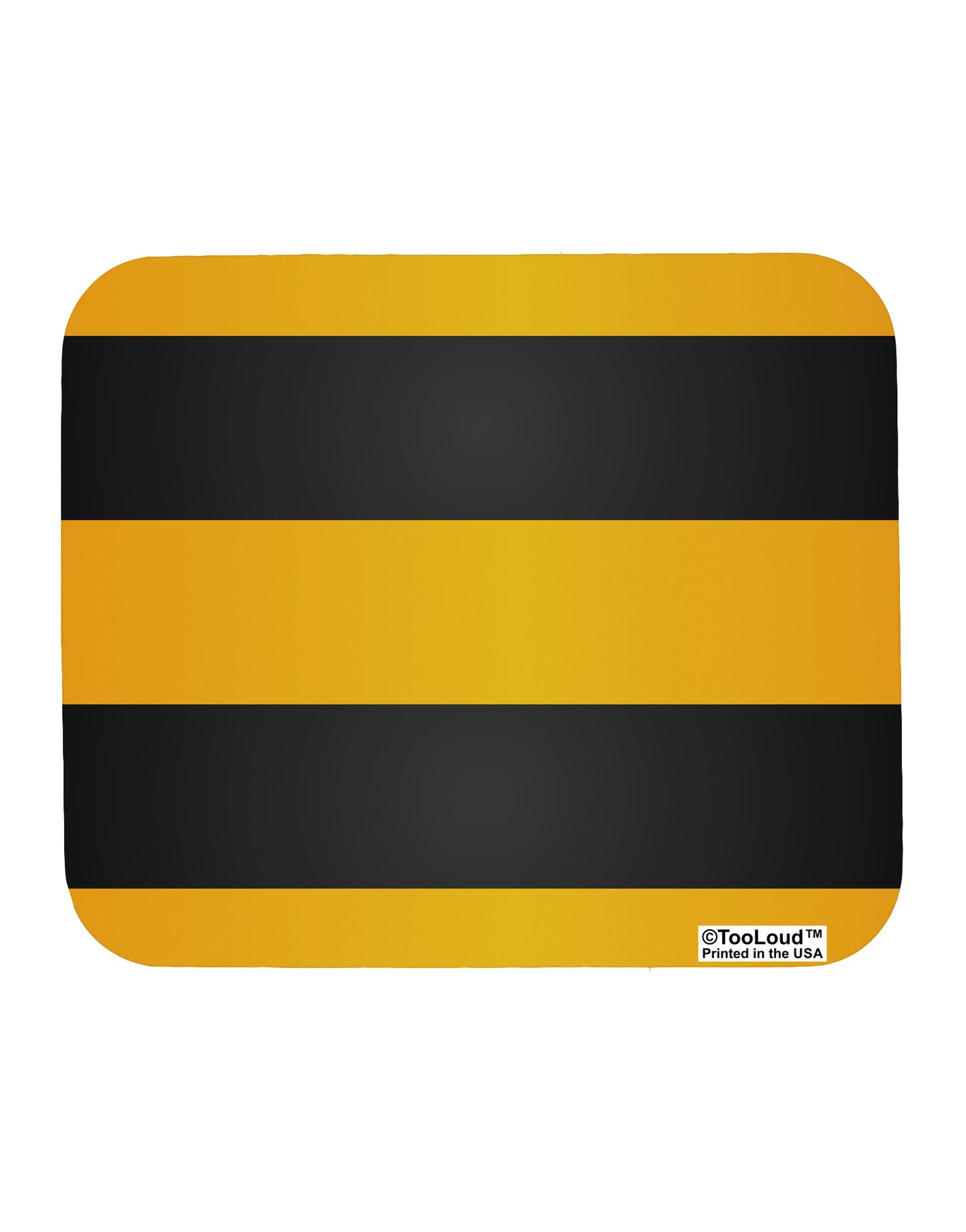 Bee Stripe Costume Mousepad All Over Print-TooLoud-White-Davson Sales