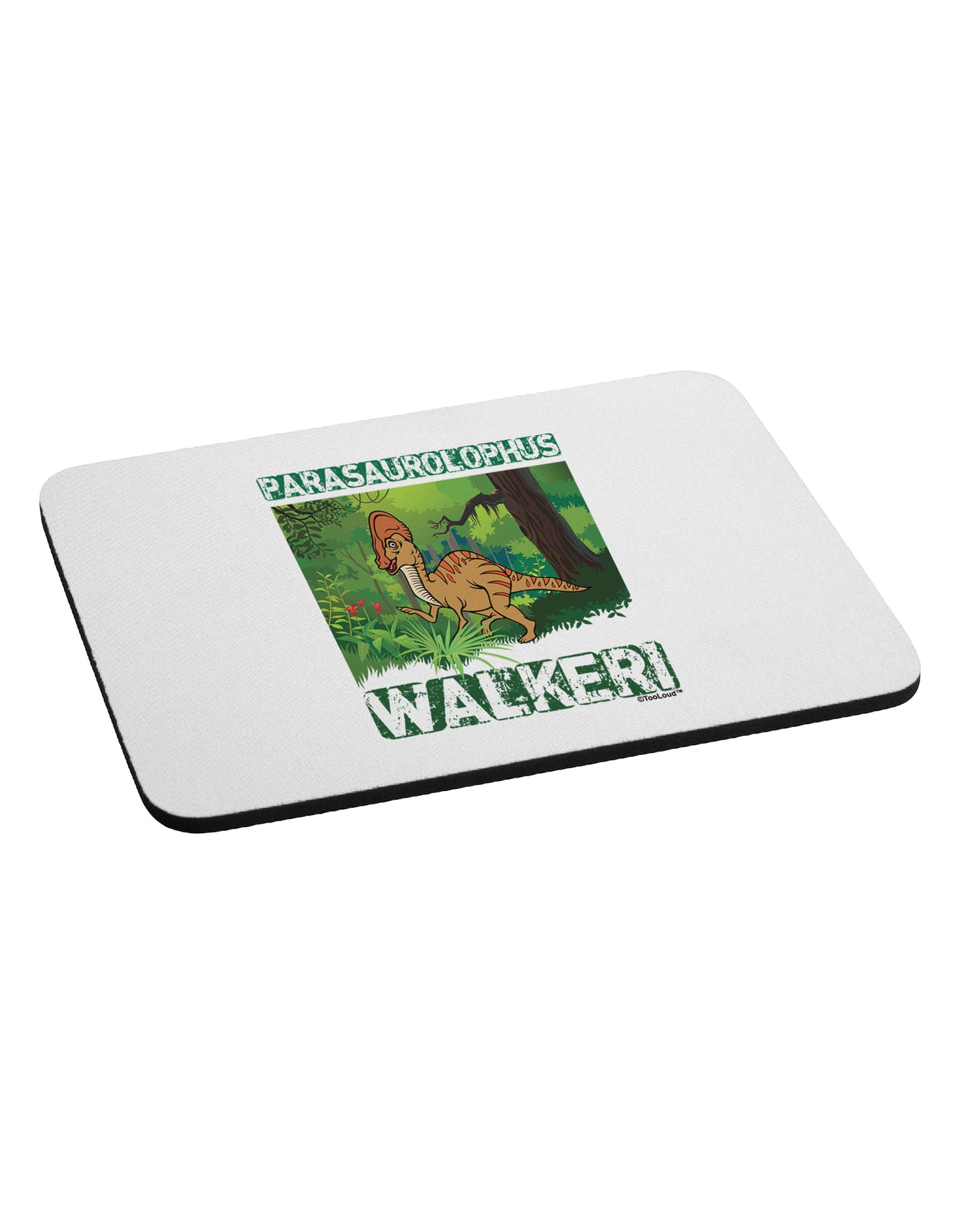 Parasaurolophus Walkeri - With Name Mousepad by TooLoud-TooLoud-White-Davson Sales