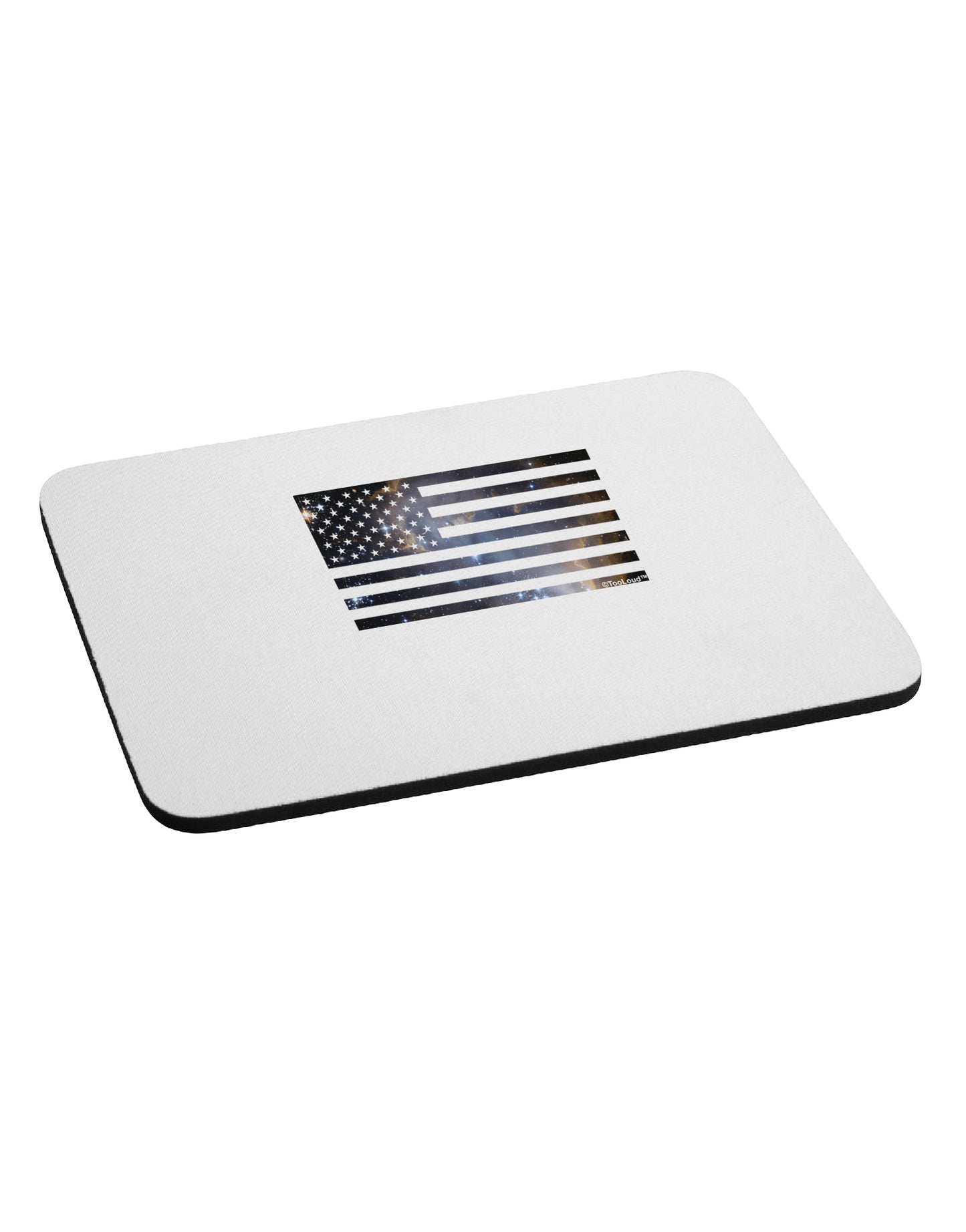 American Flag Galaxy Mousepad by TooLoud-TooLoud-White-Davson Sales
