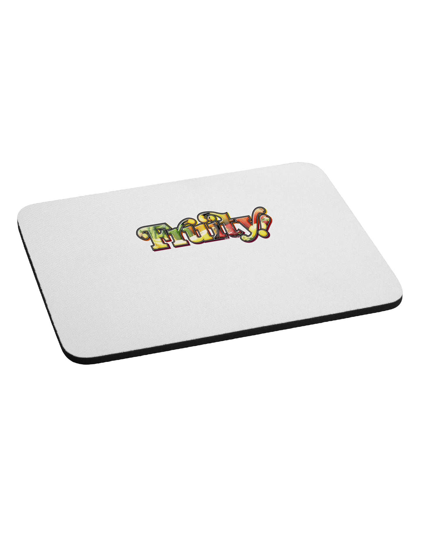 Fruity Text Mousepad-TooLoud-White-Davson Sales