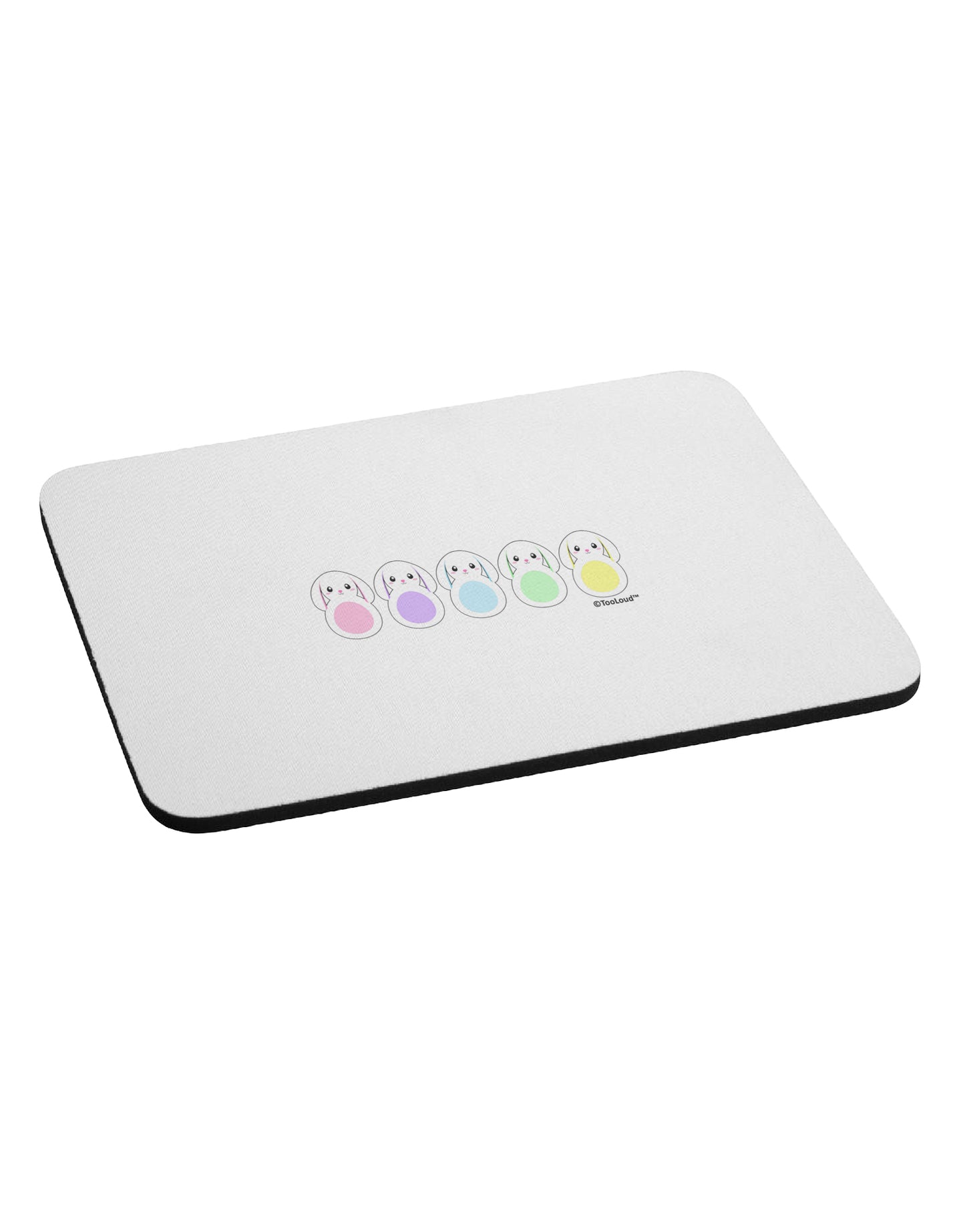 Cute Pastel Bunnies Mousepad by TooLoud-TooLoud-White-Davson Sales