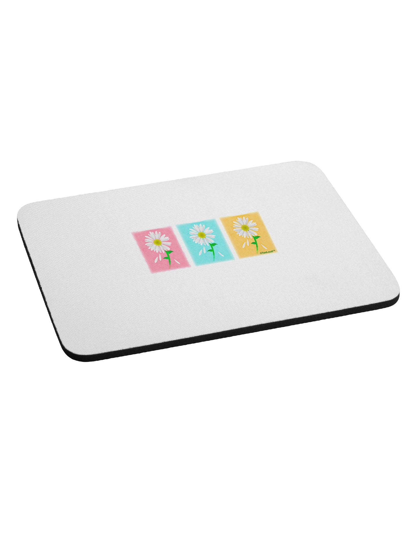 Pretty Daisies Watercolor Mousepad-Mousepads-TooLoud-Davson Sales