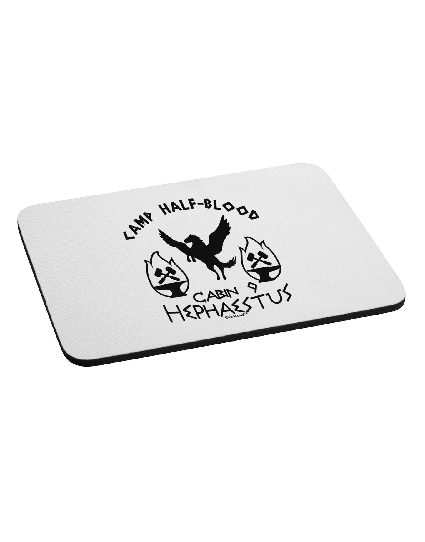 Cabin 9 Hephaestus Half Blood Mousepad-TooLoud-White-Davson Sales