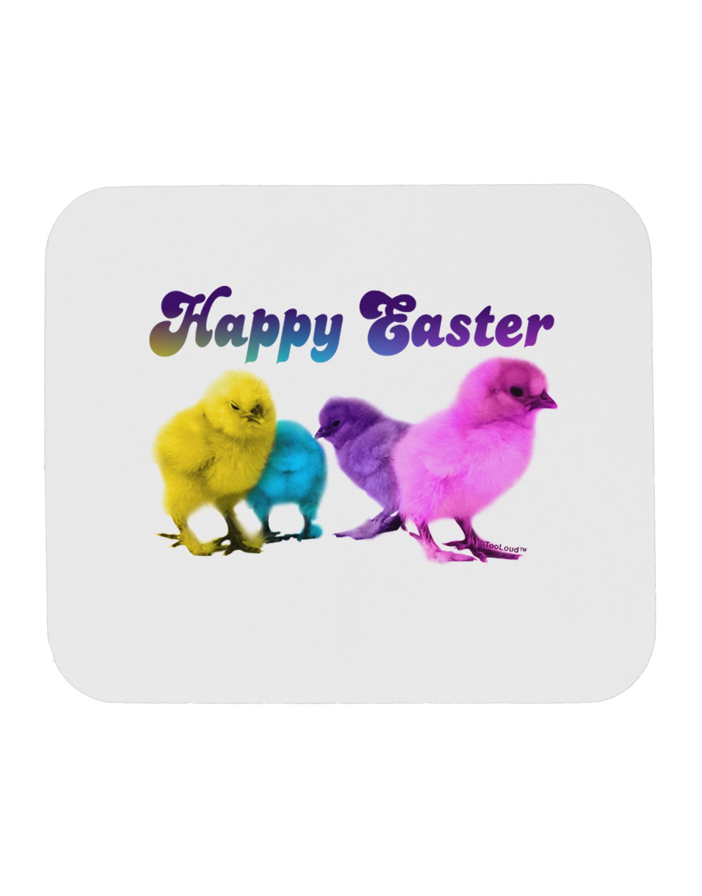 Happy Easter Peepers Mousepad-Mousepads-TooLoud-Davson Sales