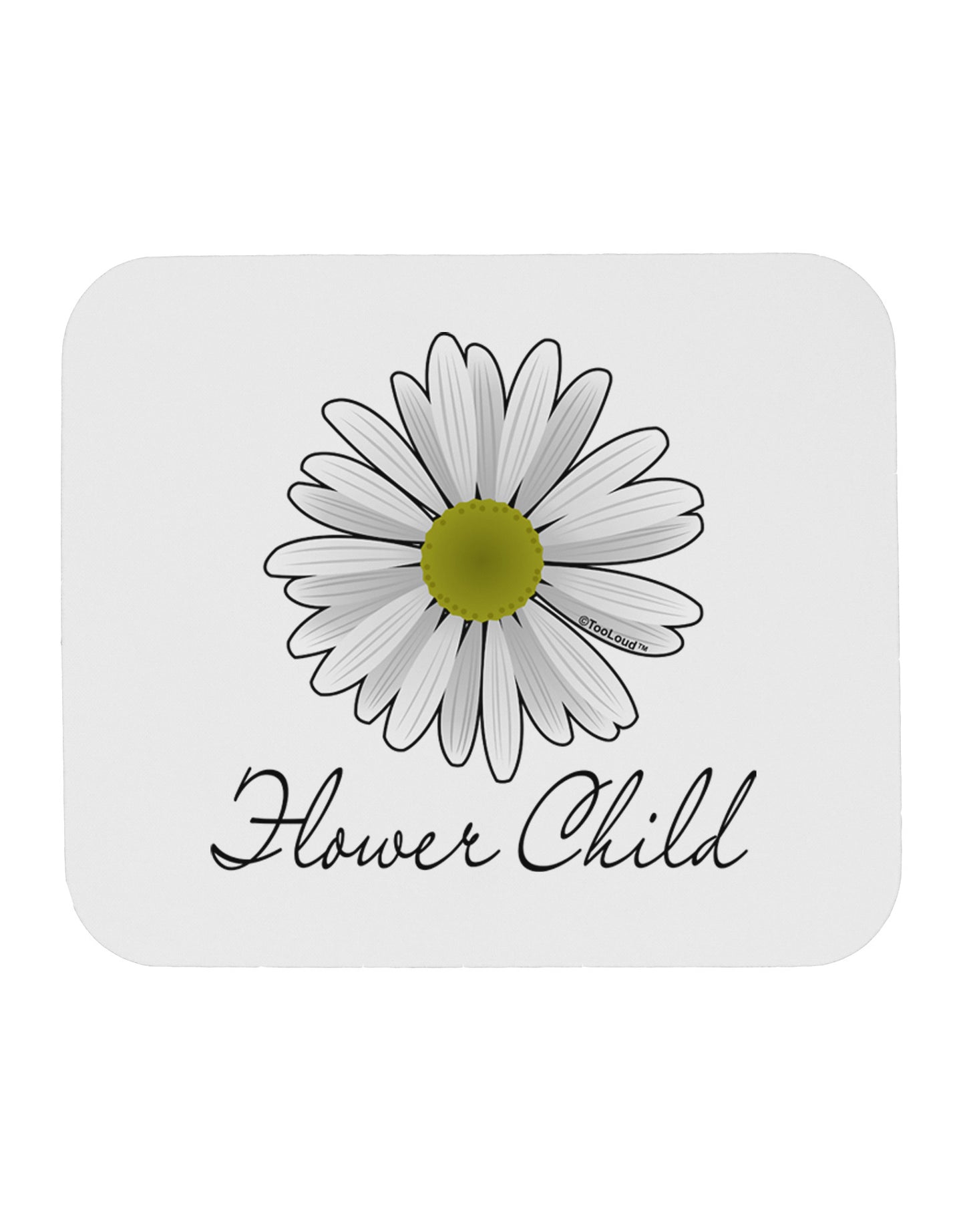 Pretty Daisy - Flower Child Mousepad-Mousepads-TooLoud-Davson Sales
