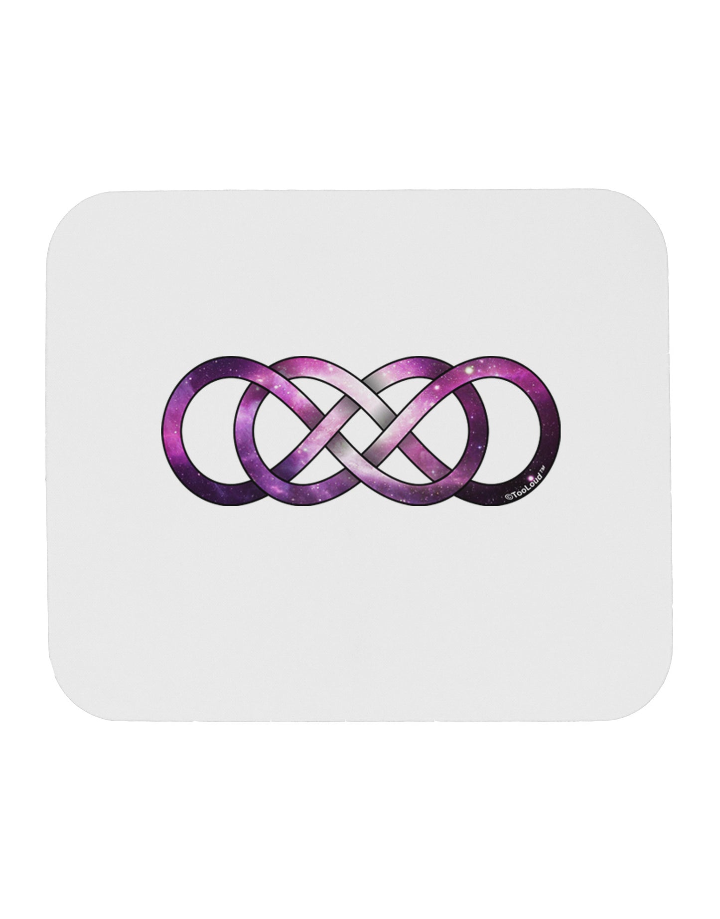 Double Ininifty Galaxy Mousepad-TooLoud-White-Davson Sales