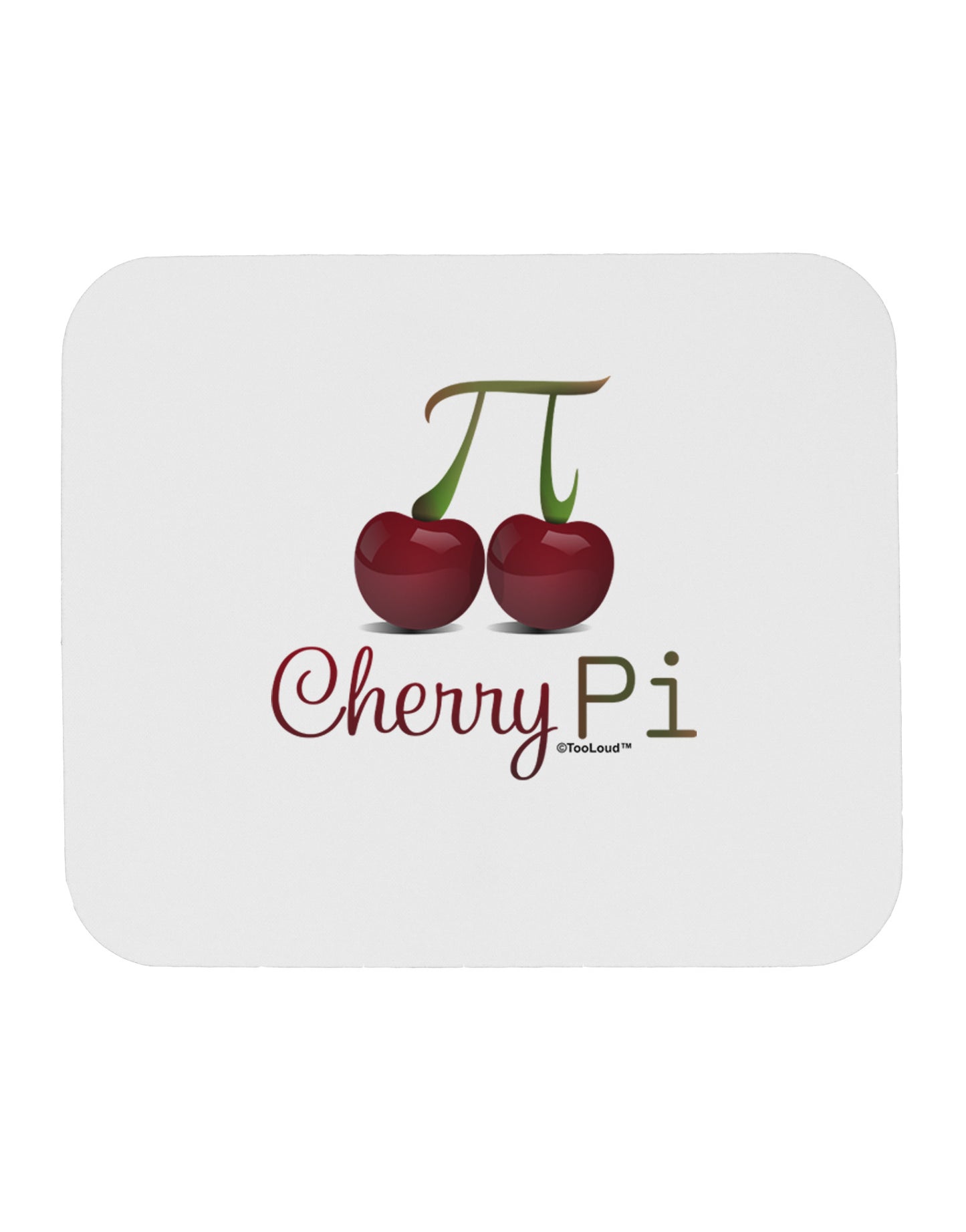 Cherry Pi Mousepad-TooLoud-White-Davson Sales