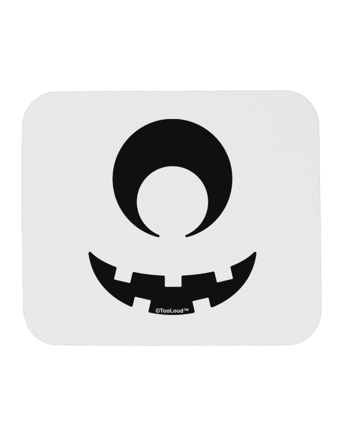 Cyclops Jack-o-Lantern Mousepad-TooLoud-White-Davson Sales