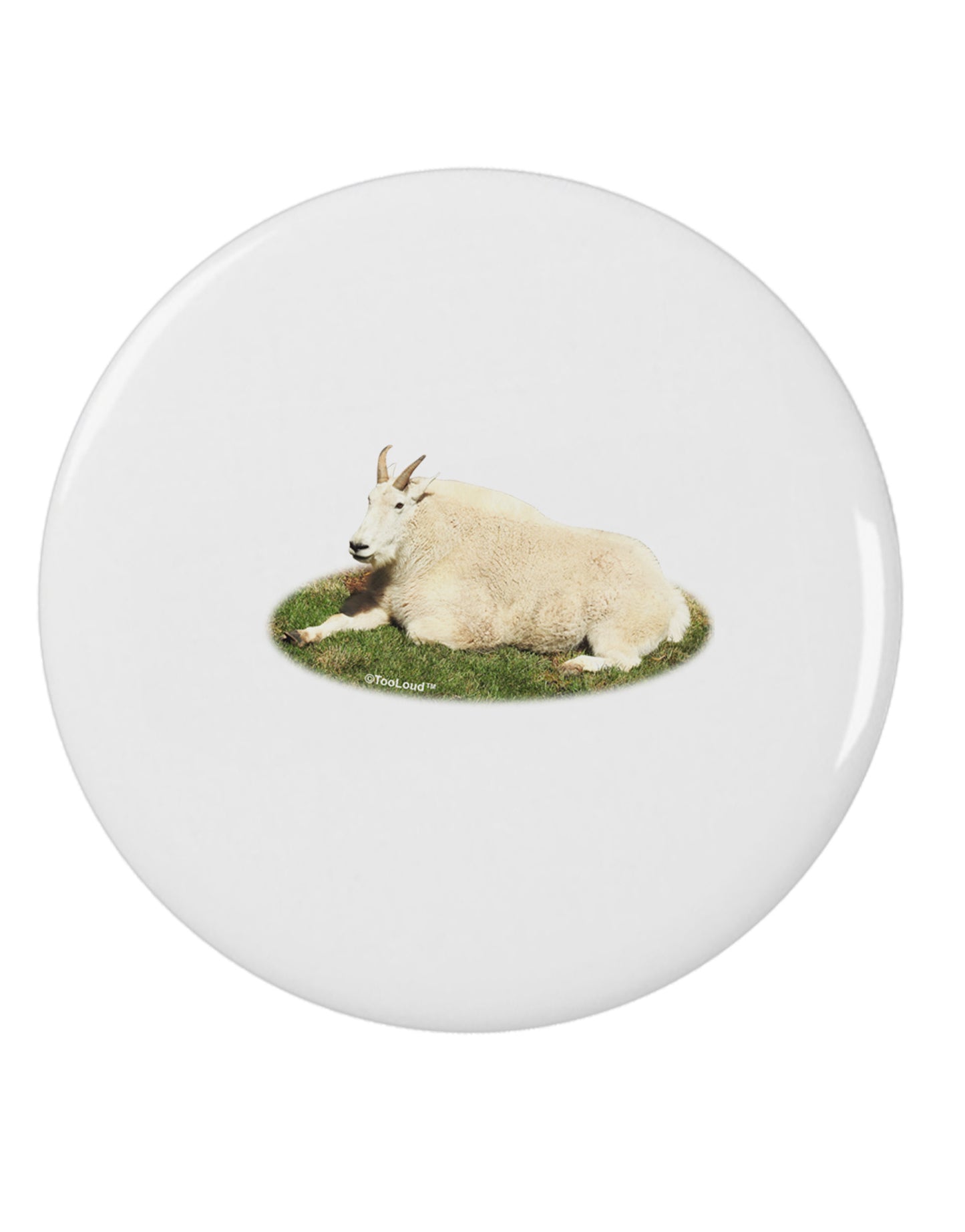 Ram Cutout 2.25" Round Pin Button-Round Pin Button-TooLoud-White-2.25in-Davson Sales