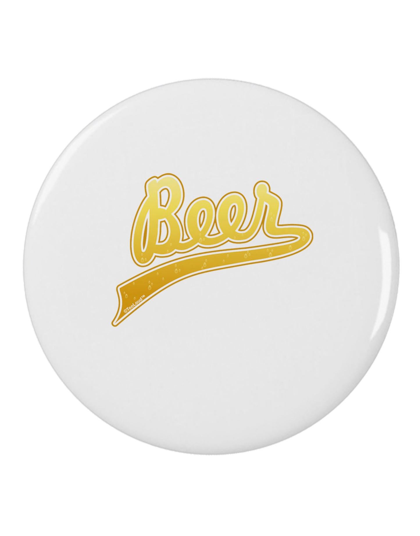 Beer Jersey 2.25" Round Pin Button-Round Pin Button-TooLoud-White-2.25in-Davson Sales