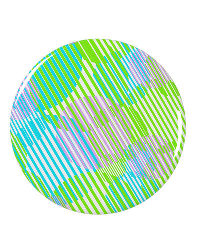 Geometric Circles Pattern AOP 2.25" Round Pin Button All Over Print by TooLoud-Round Pin Button-TooLoud-White-2.25in-Davson Sales