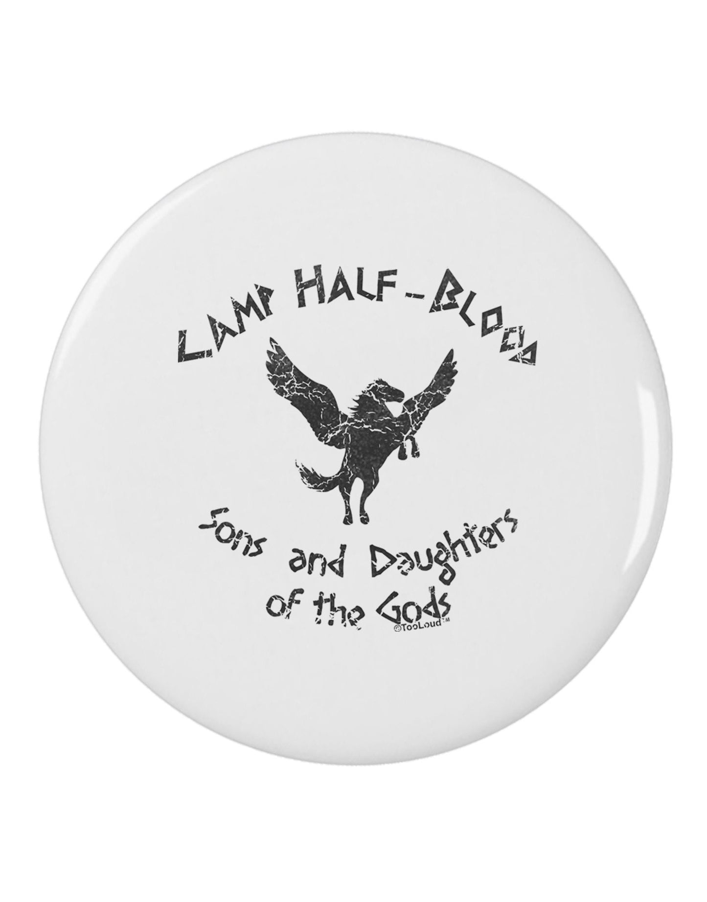 Camp Half-Blood Sons and Daughters 2.25" Round Pin Button-Round Pin Button-TooLoud-White-2.25in-Davson Sales