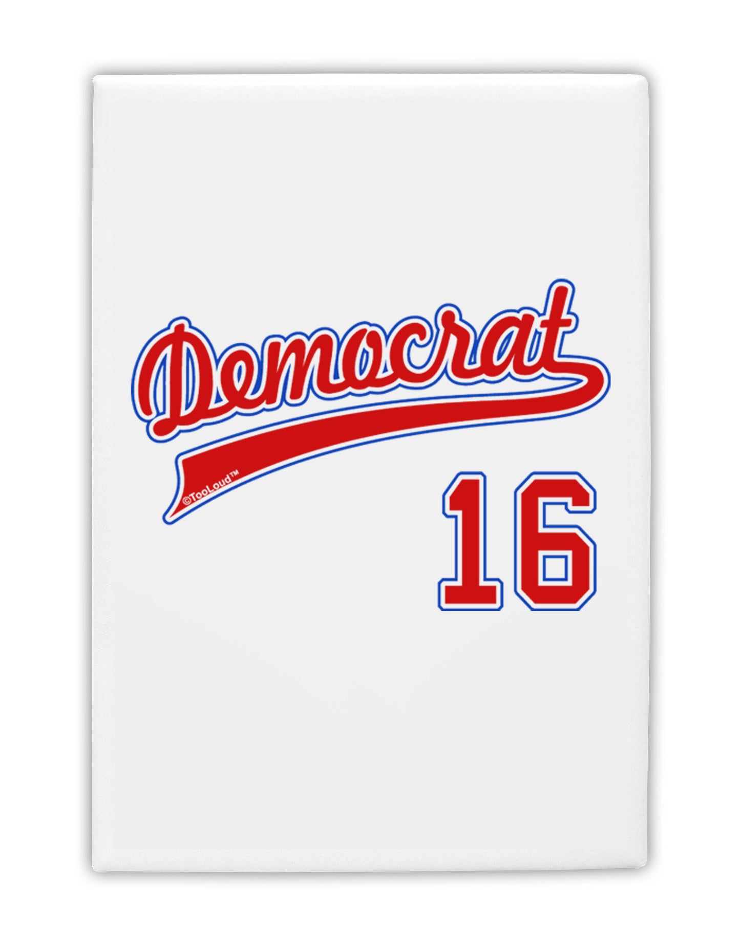 Democrat Jersey 16 Fridge Magnet 2"x3-Fridge Magnet-TooLoud-White-Davson Sales