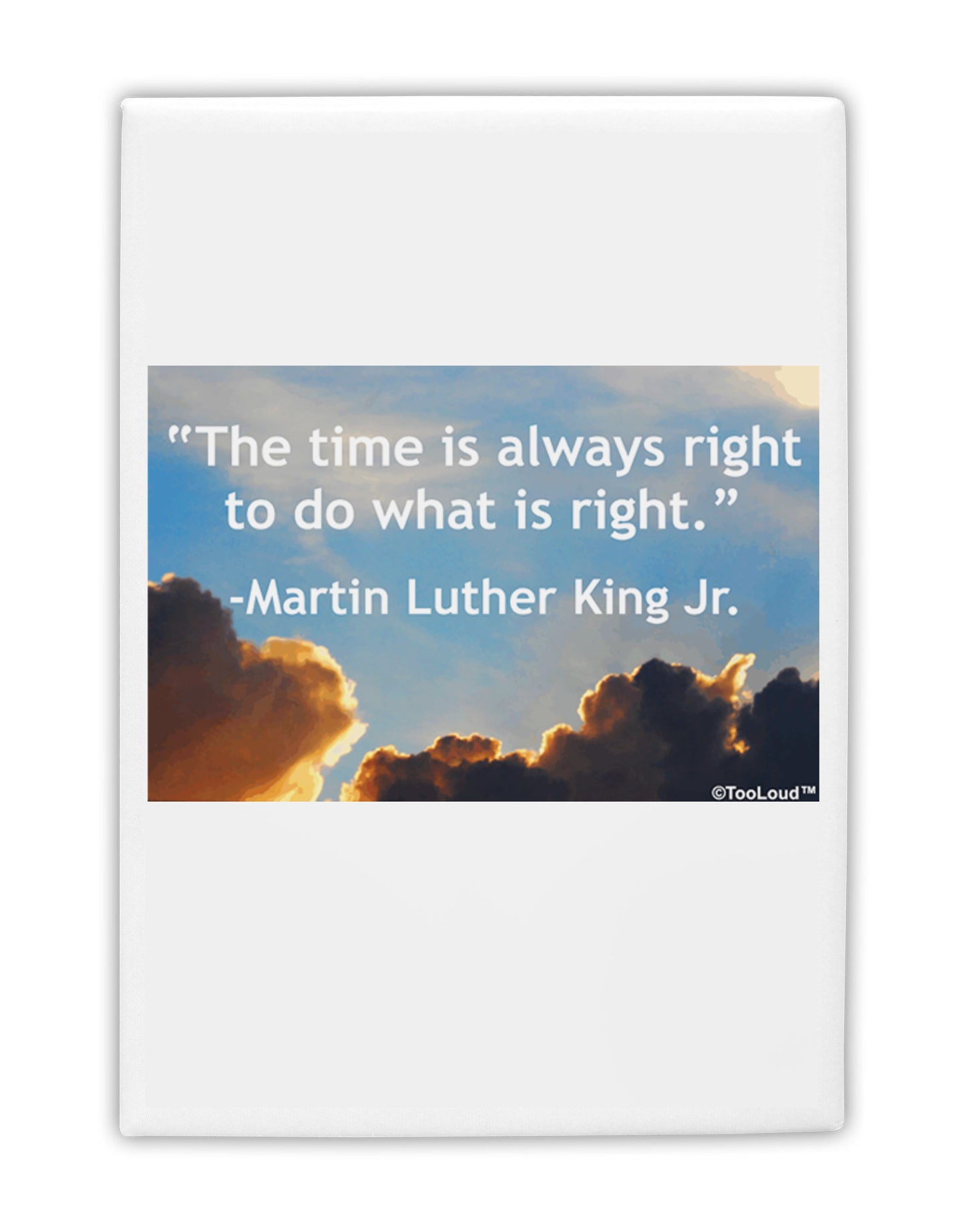 The Time Is Always Right Fridge Magnet 2"x3-Fridge Magnet-TooLoud-White-Davson Sales
