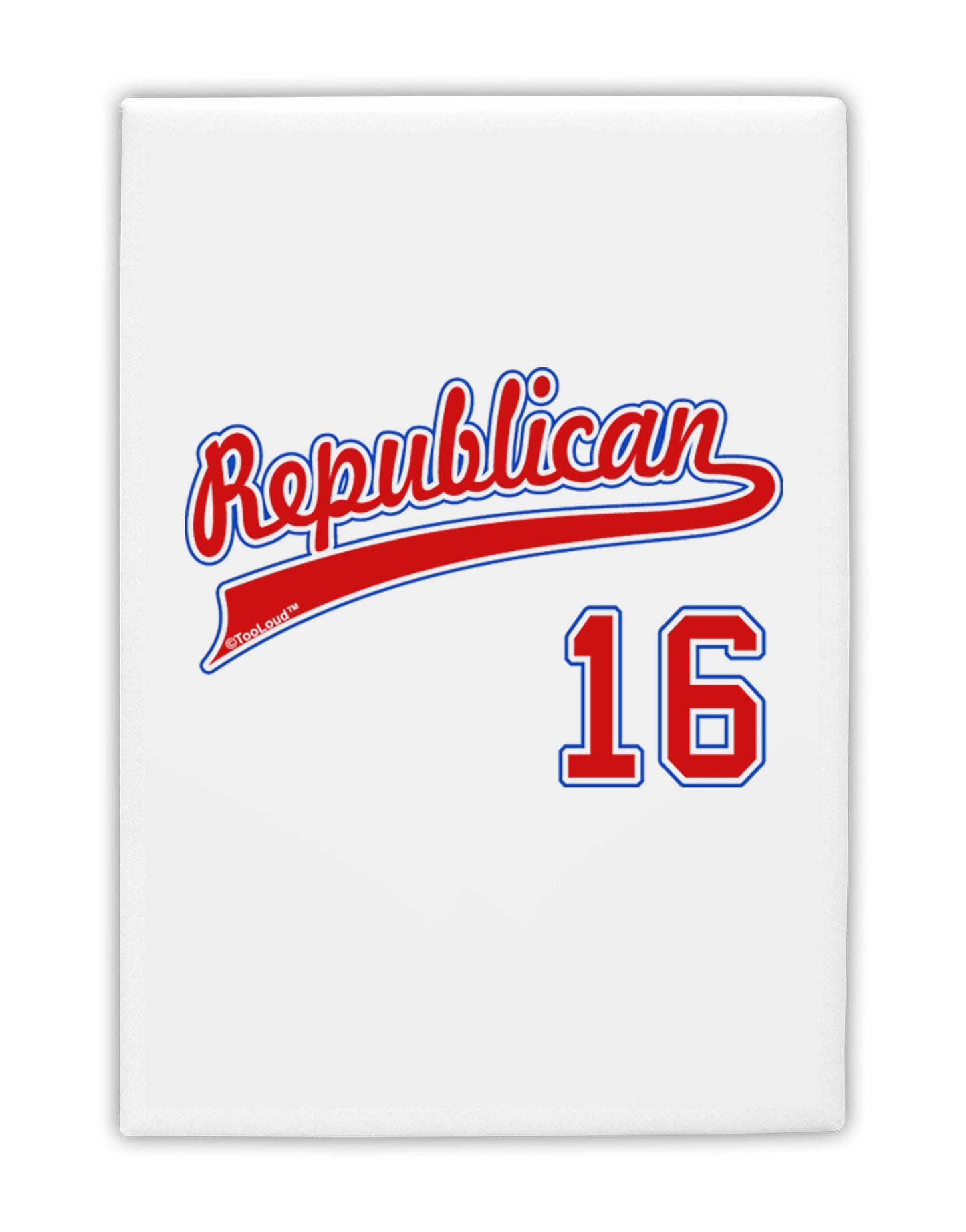 Republican Jersey 16 Fridge Magnet 2"x3-Fridge Magnet-TooLoud-White-Davson Sales