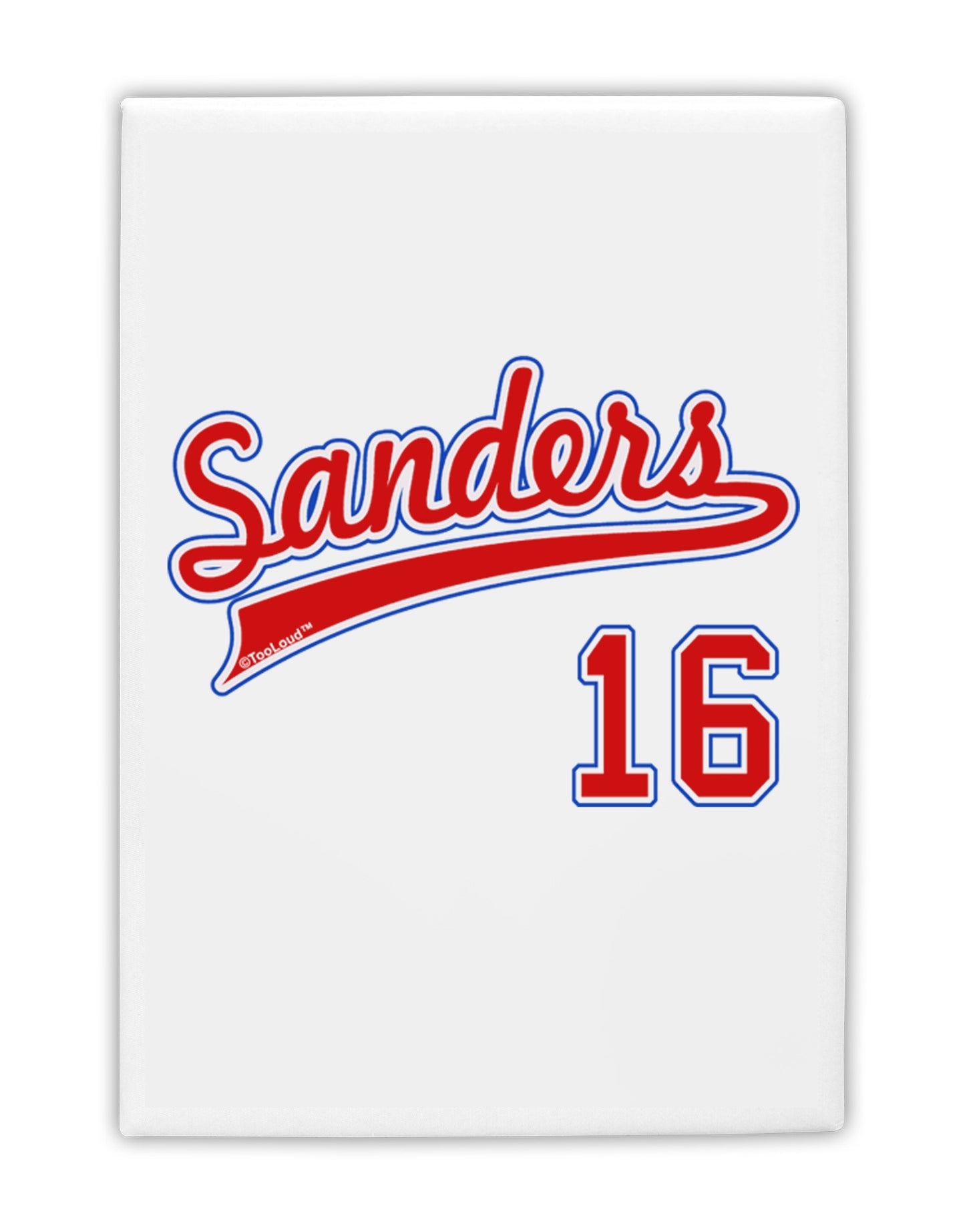 Sanders Jersey 16 Fridge Magnet 2"x3-Fridge Magnet-TooLoud-White-Davson Sales