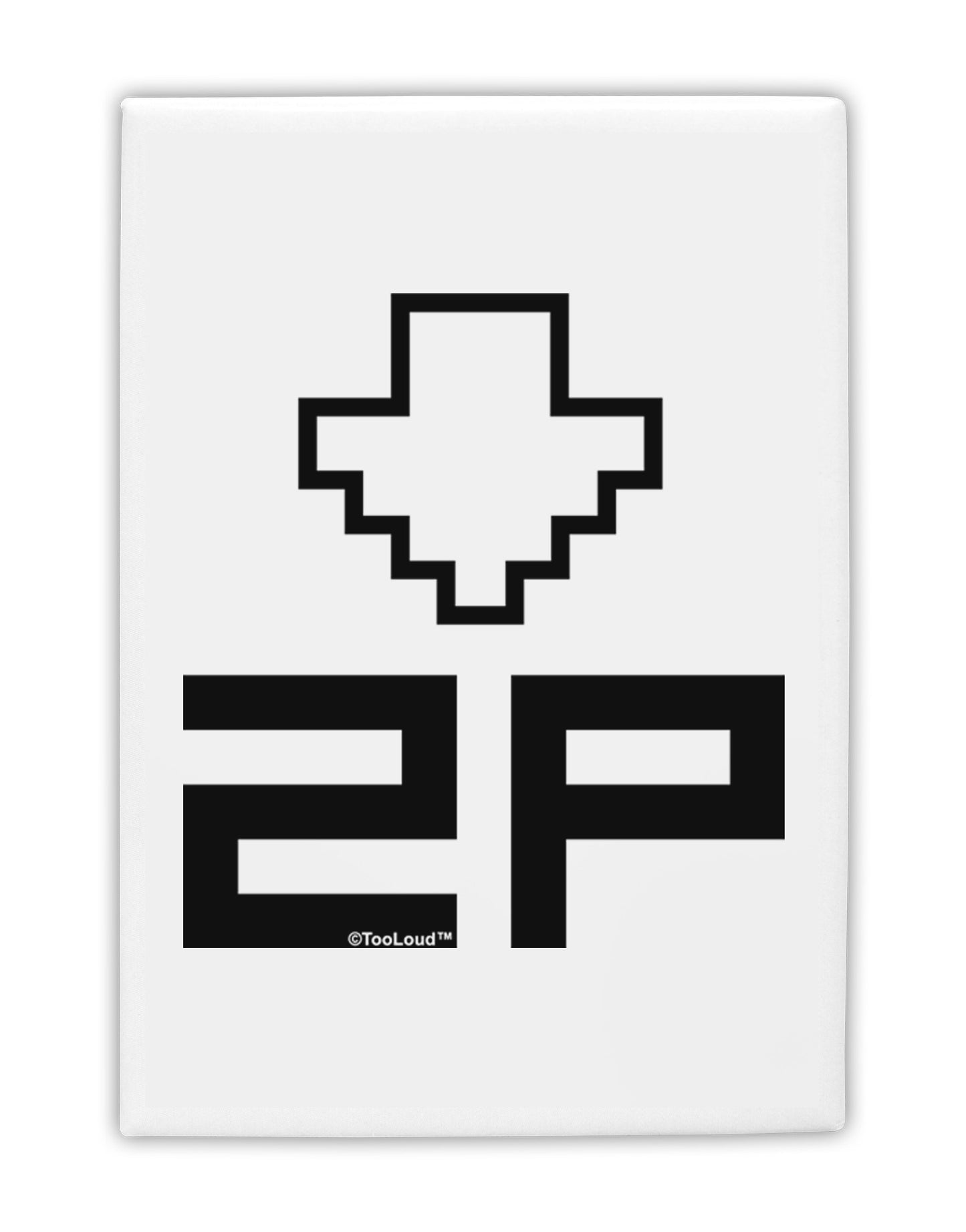 Player Two Selection Icon Fridge Magnet 2"x3-Fridge Magnet-TooLoud-White-Davson Sales