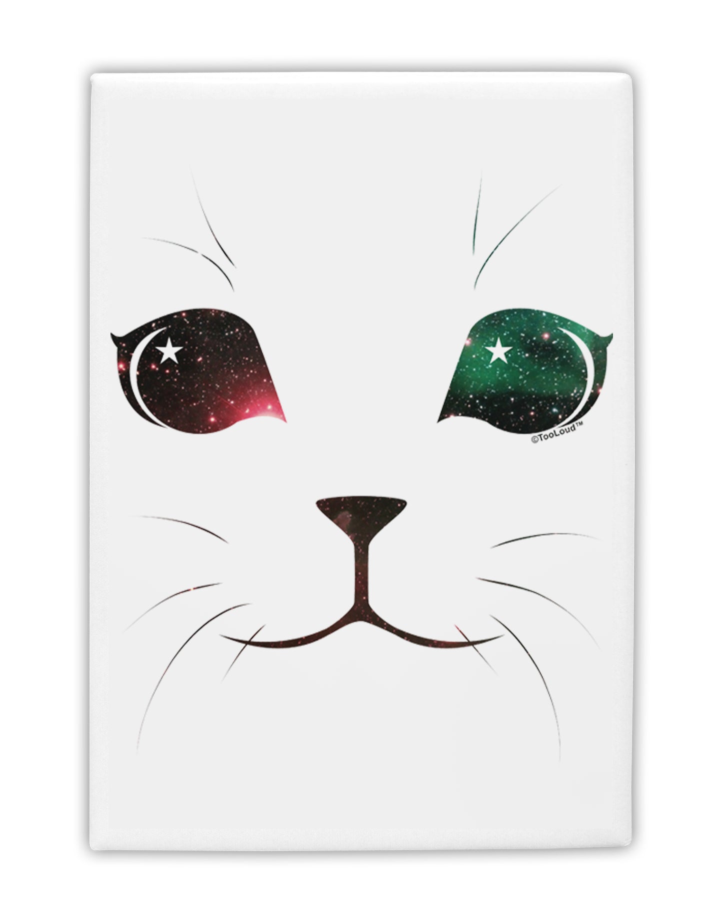 Adorable Space Cat Fridge Magnet 2"x3 by TooLoud-Fridge Magnet-TooLoud-White-Davson Sales