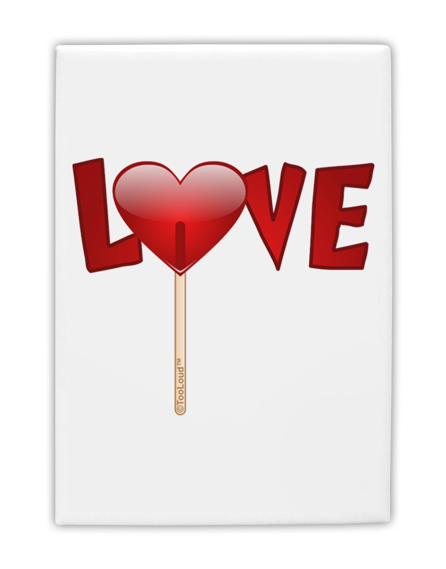 Love Lollipop Fridge Magnet 2"x3-Fridge Magnet-TooLoud-White-Davson Sales