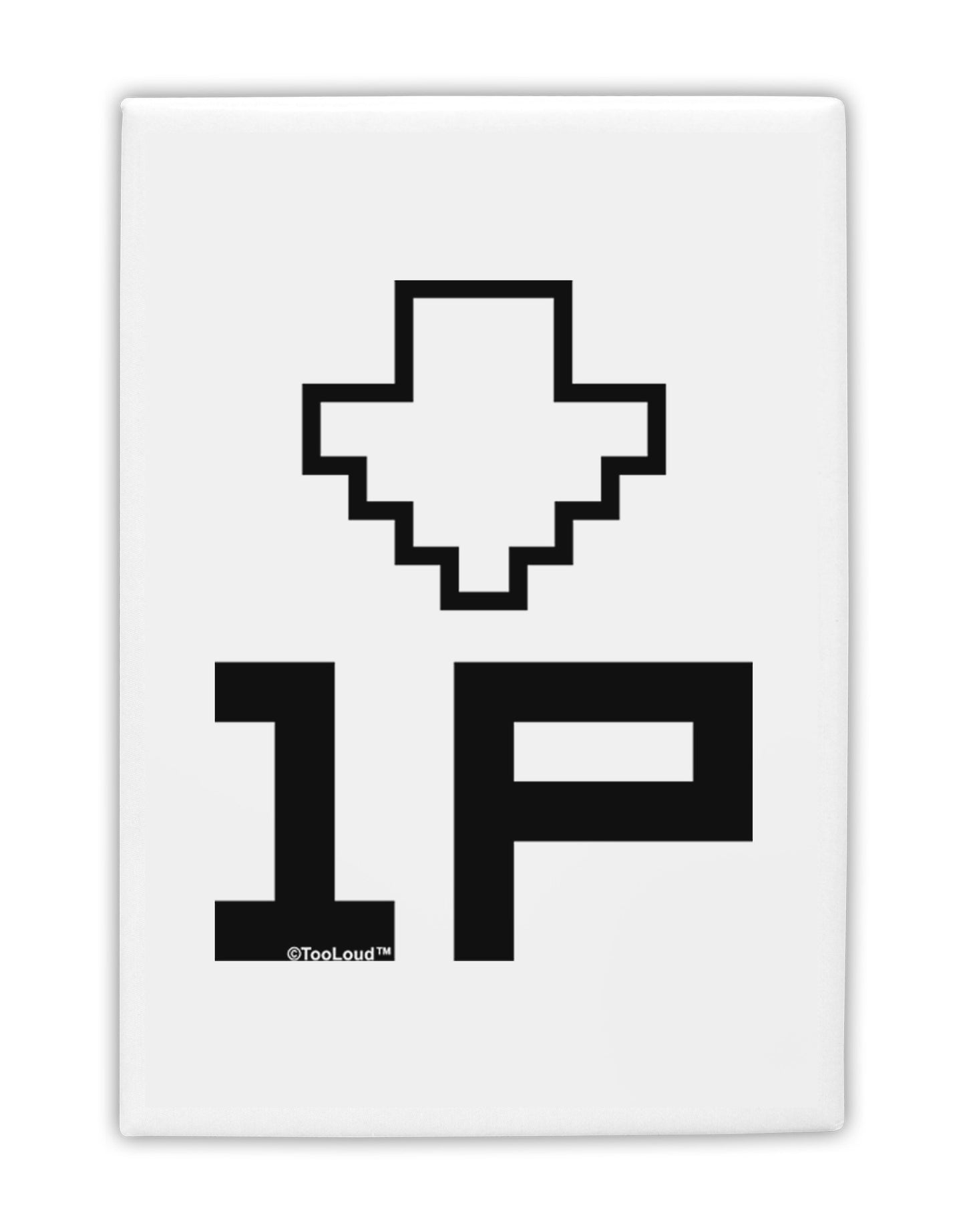 Player One Couples Design Fridge Magnet 2"x3-Fridge Magnet-TooLoud-White-Davson Sales