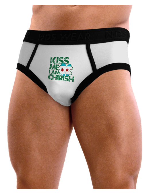 Kiss Me I'm Chirish Mens NDS Wear Briefs Underwear by TooLoud-Mens Briefs-NDS Wear-White-Small-Davson Sales