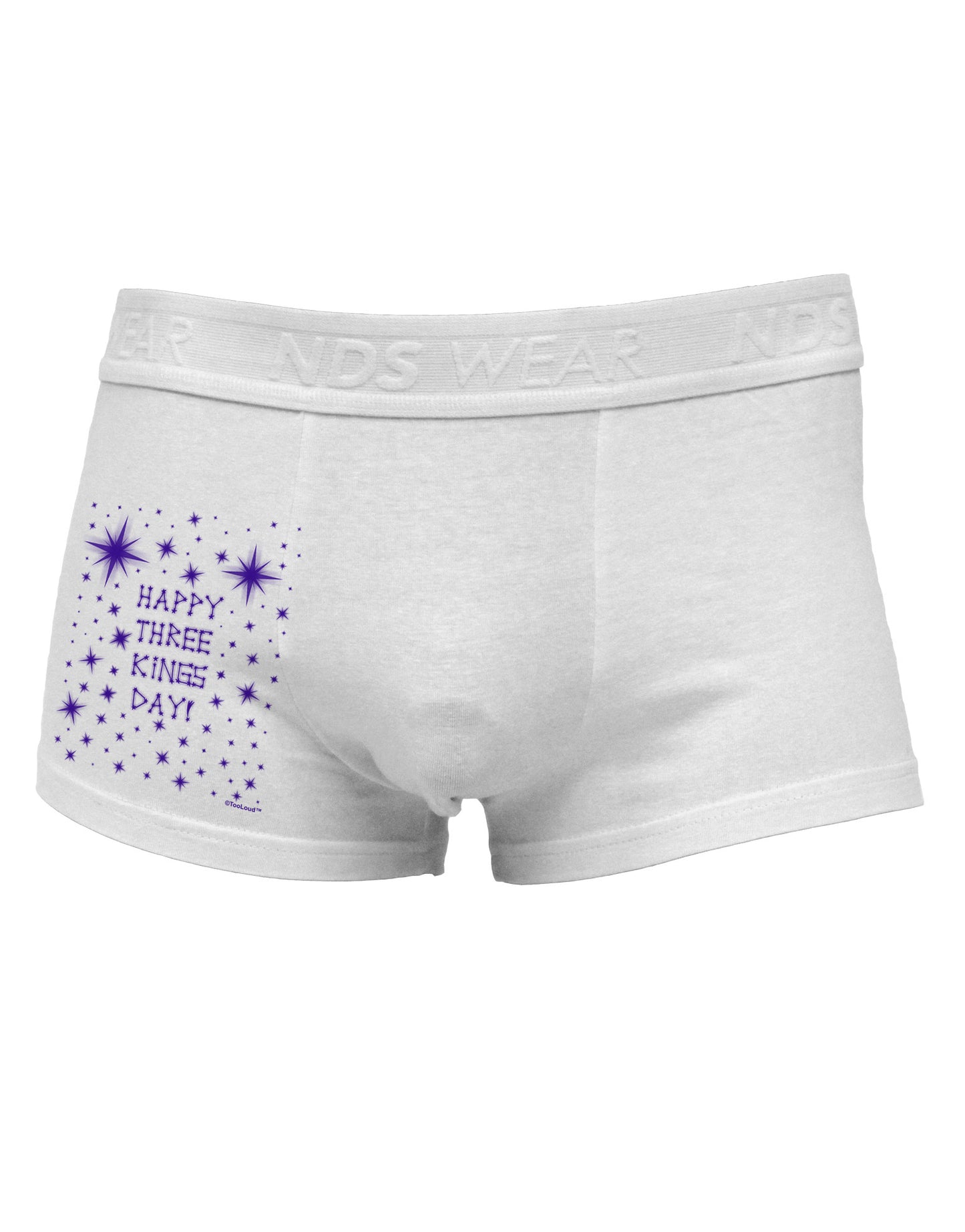 Happy Three Kings Day - Shining Stars Side Printed Mens Trunk Underwear by TooLoud-Mens Trunk Underwear-TooLoud-White-Small-Davson Sales