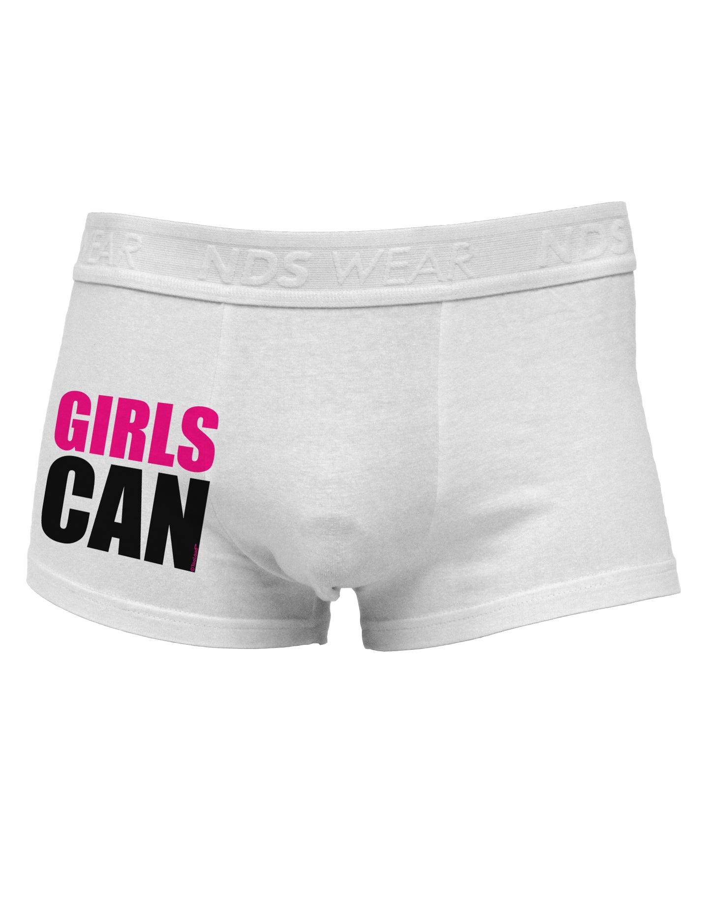 Girls Can Side Printed Mens Trunk Underwear by TooLoud-Mens Trunk Underwear-TooLoud-White-Small-Davson Sales