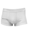 TooLoud Custom Before I Die Side Printed Mens Trunk Underwear-Mens Trunk Underwear-NDS Wear-White-Small-Davson Sales
