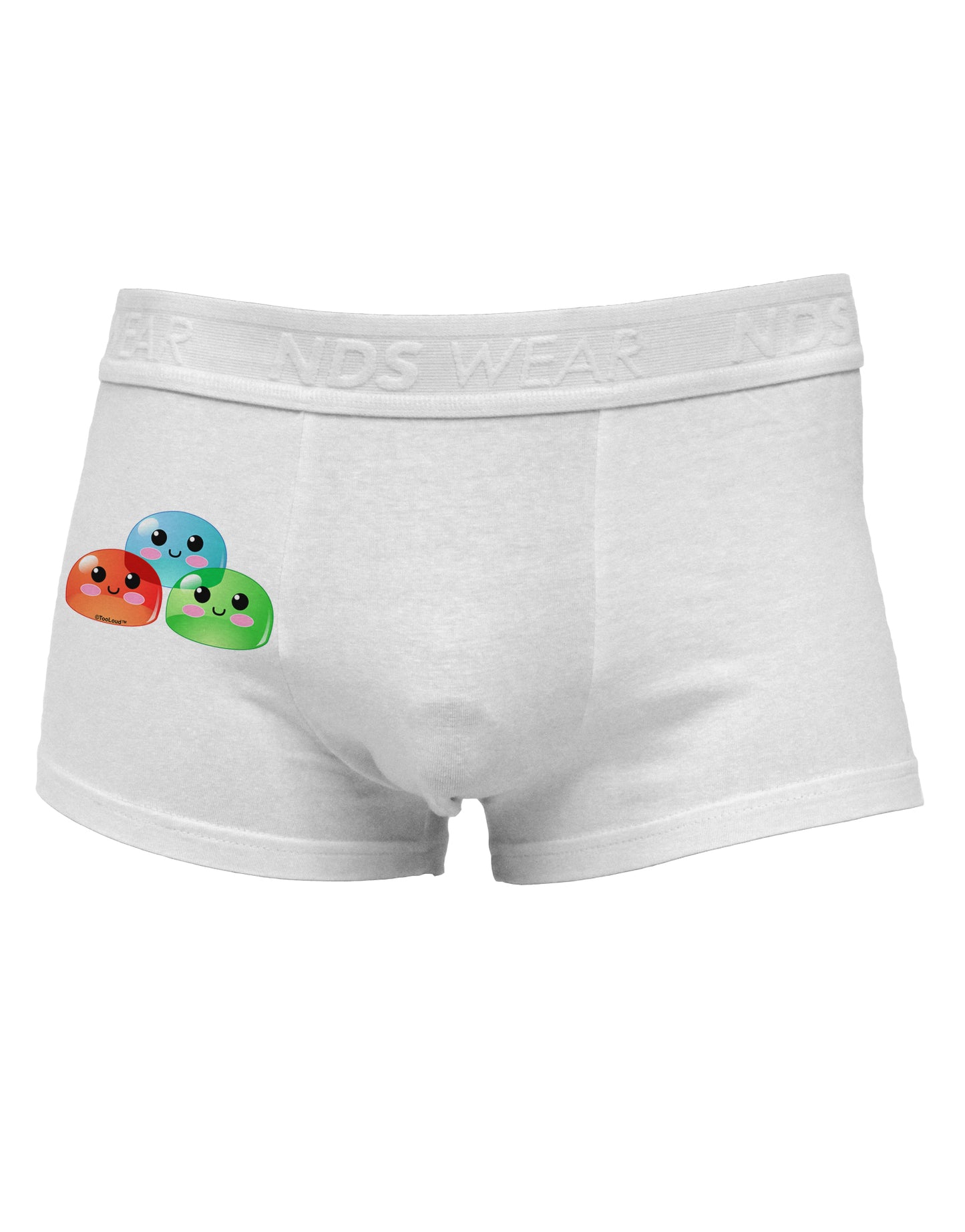 Cute RPG Slime - Trio Side Printed Mens Trunk Underwear by TooLoud-Mens Trunk Underwear-NDS Wear-White-Small-Davson Sales