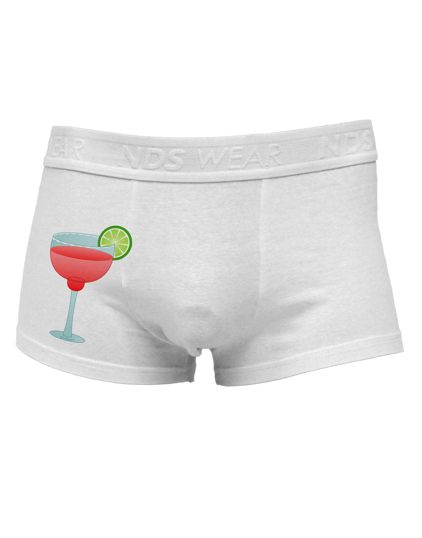 Red Margarita with Lime - Cinco de Mayo Side Printed Mens Trunk Underwear by TooLoud-Mens Trunk Underwear-NDS Wear-White-Small-Davson Sales