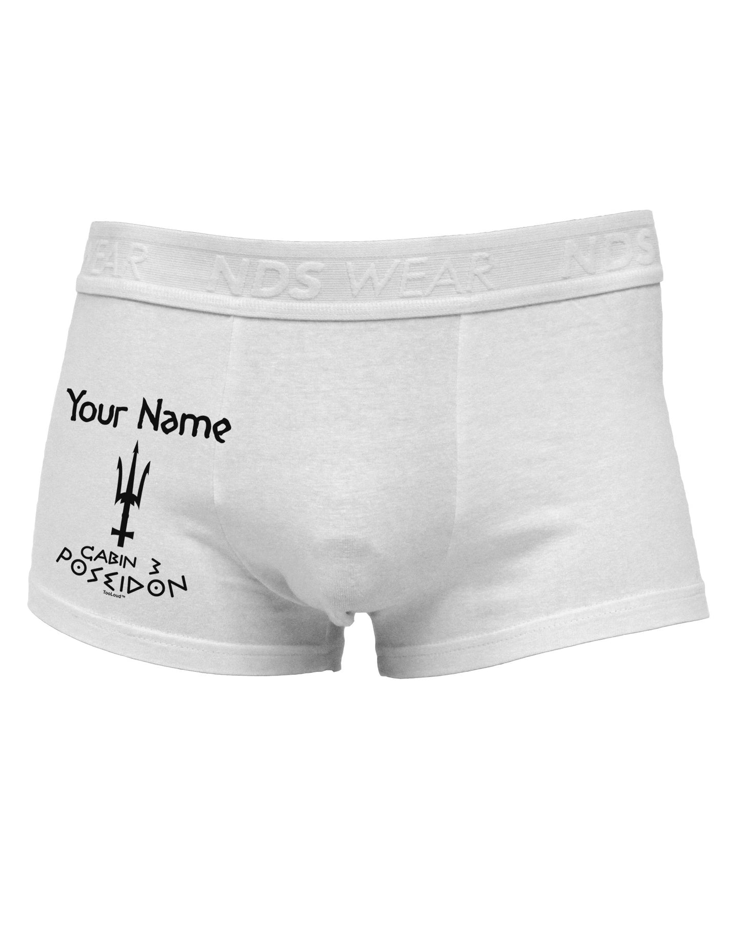 Personalized Cabin 3 Poseidon Side Printed Mens Trunk Underwear-Mens Trunk Underwear-NDS Wear-White-Small-Davson Sales