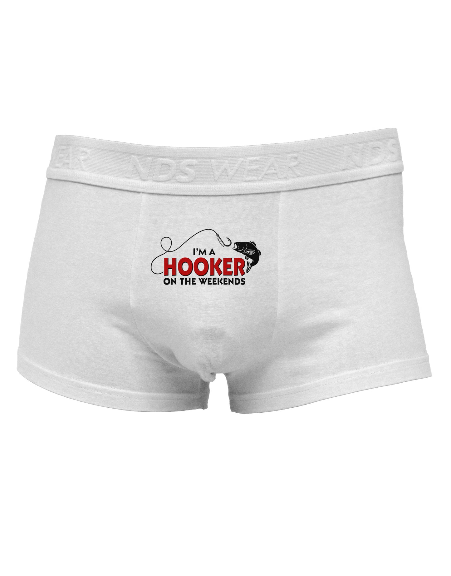 I'm A Hooker Mens Cotton Trunk Underwear-Men's Trunk Underwear-NDS Wear-White-Small-Davson Sales