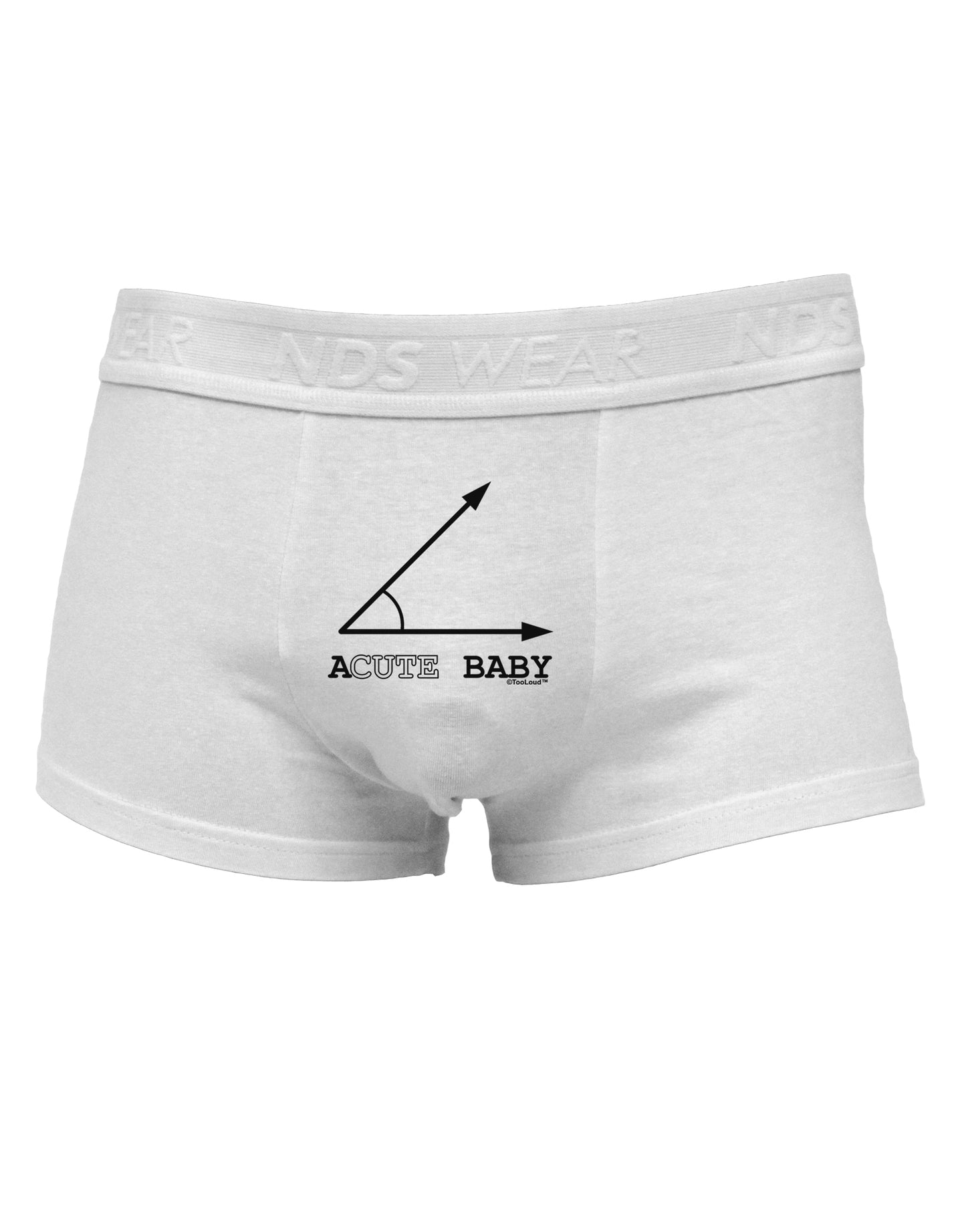 Acute Baby Mens Cotton Trunk Underwear-Men's Trunk Underwear-NDS Wear-White-Small-Davson Sales