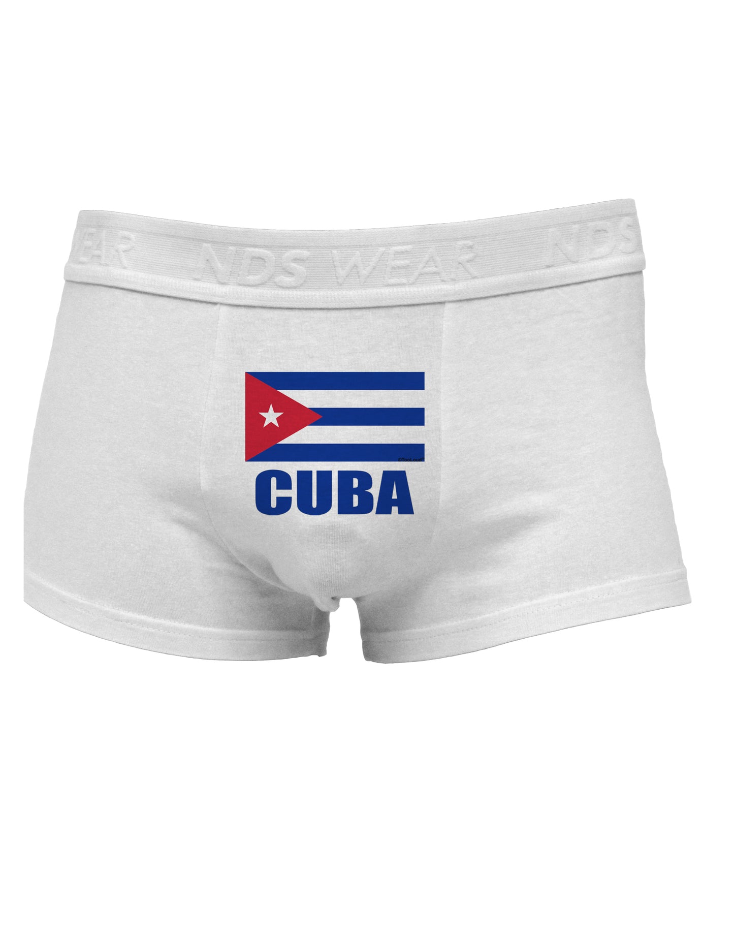 Cuba Flag Cuban Pride Mens Cotton Trunk Underwear by TooLoud-Men's Trunk Underwear-NDS Wear-White-Small-Davson Sales