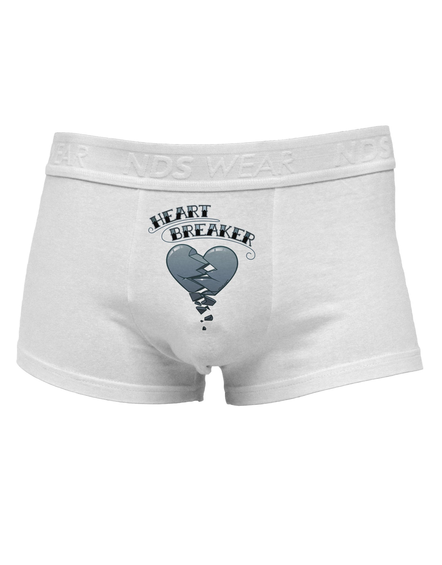 Heart Breaker Manly Mens Cotton Trunk Underwear by NDS Wear-Men's Trunk Underwear-NDS Wear-White-Small-Davson Sales