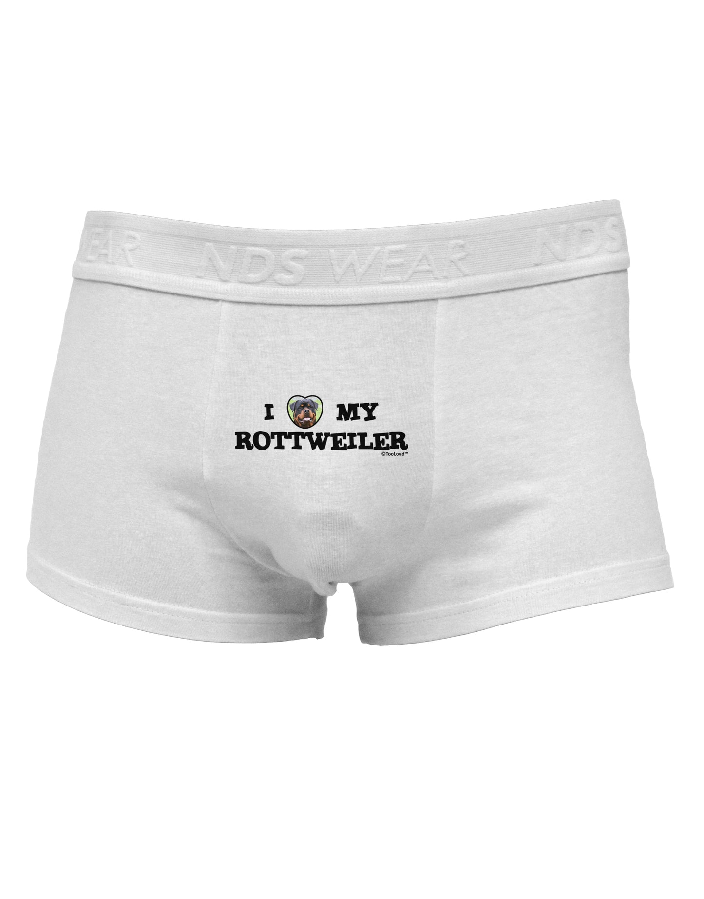 I Heart My RottweilerMens Cotton Trunk Underwear by TooLoud-Men's Trunk Underwear-TooLoud-White-Small-Davson Sales