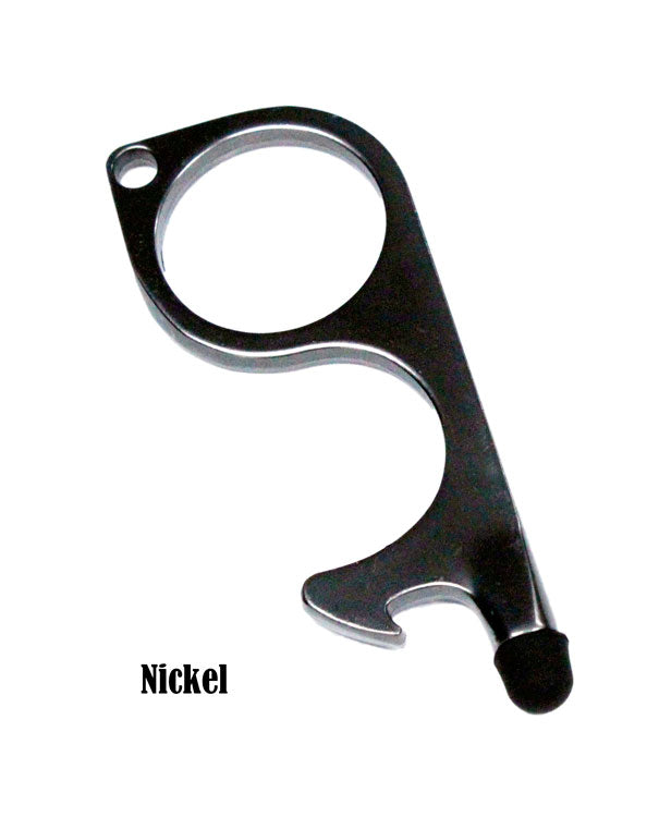 No Touch Door Opener Accessory Tool Handle with Stylus-Accessories-Any Mask-Nickel-Davson Sales
