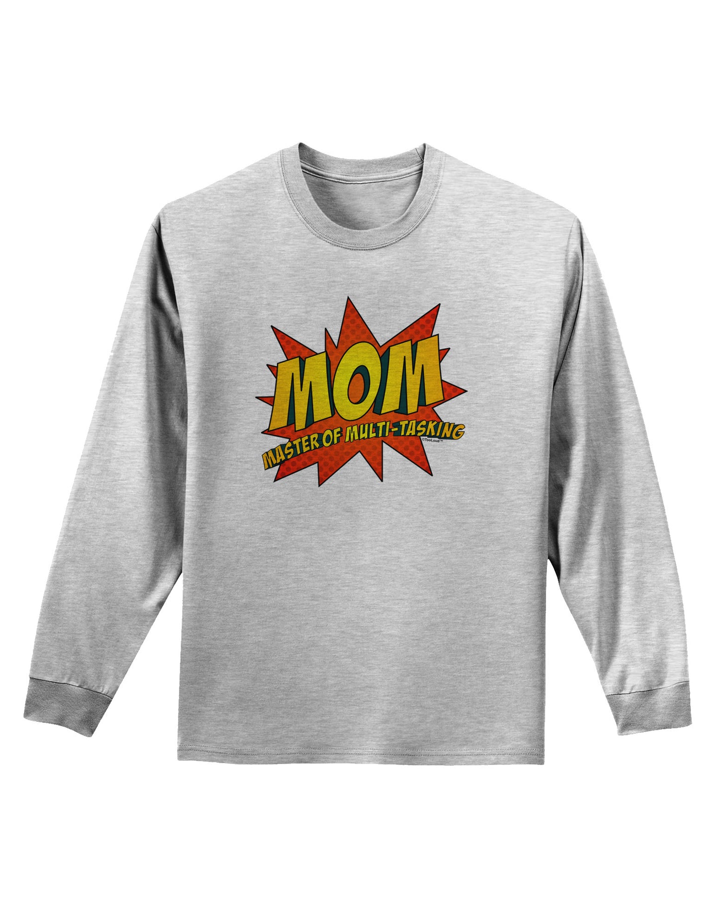 Mom Master Of Multi-tasking Adult Long Sleeve Shirt-Long Sleeve Shirt-TooLoud-AshGray-Small-Davson Sales