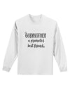TooLoud Godmother Adult Long Sleeve Shirt-Long Sleeve Shirt-TooLoud-White-Small-Davson Sales