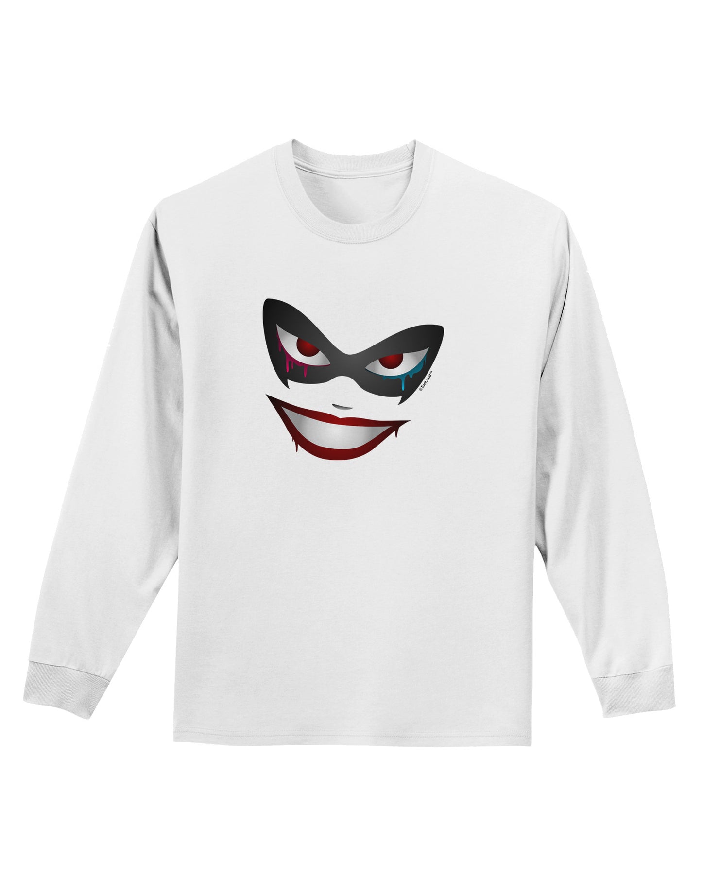 Lil Monster Mask Adult Long Sleeve Shirt-Long Sleeve Shirt-TooLoud-White-Small-Davson Sales