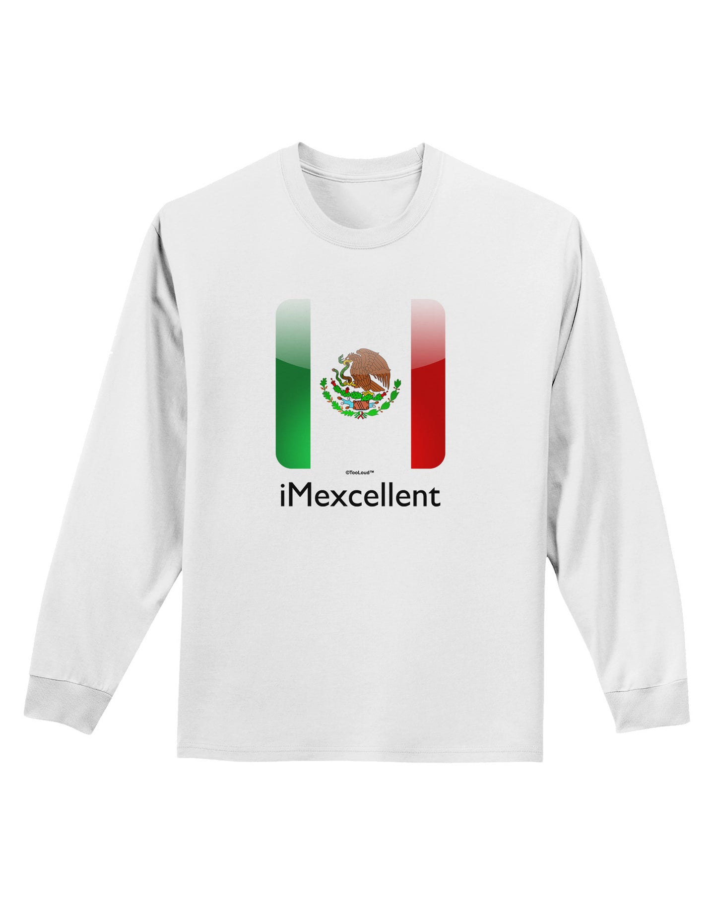 iMexcellent Icon - Cinco de Mayo Adult Long Sleeve Shirt-Long Sleeve Shirt-TooLoud-White-Small-Davson Sales