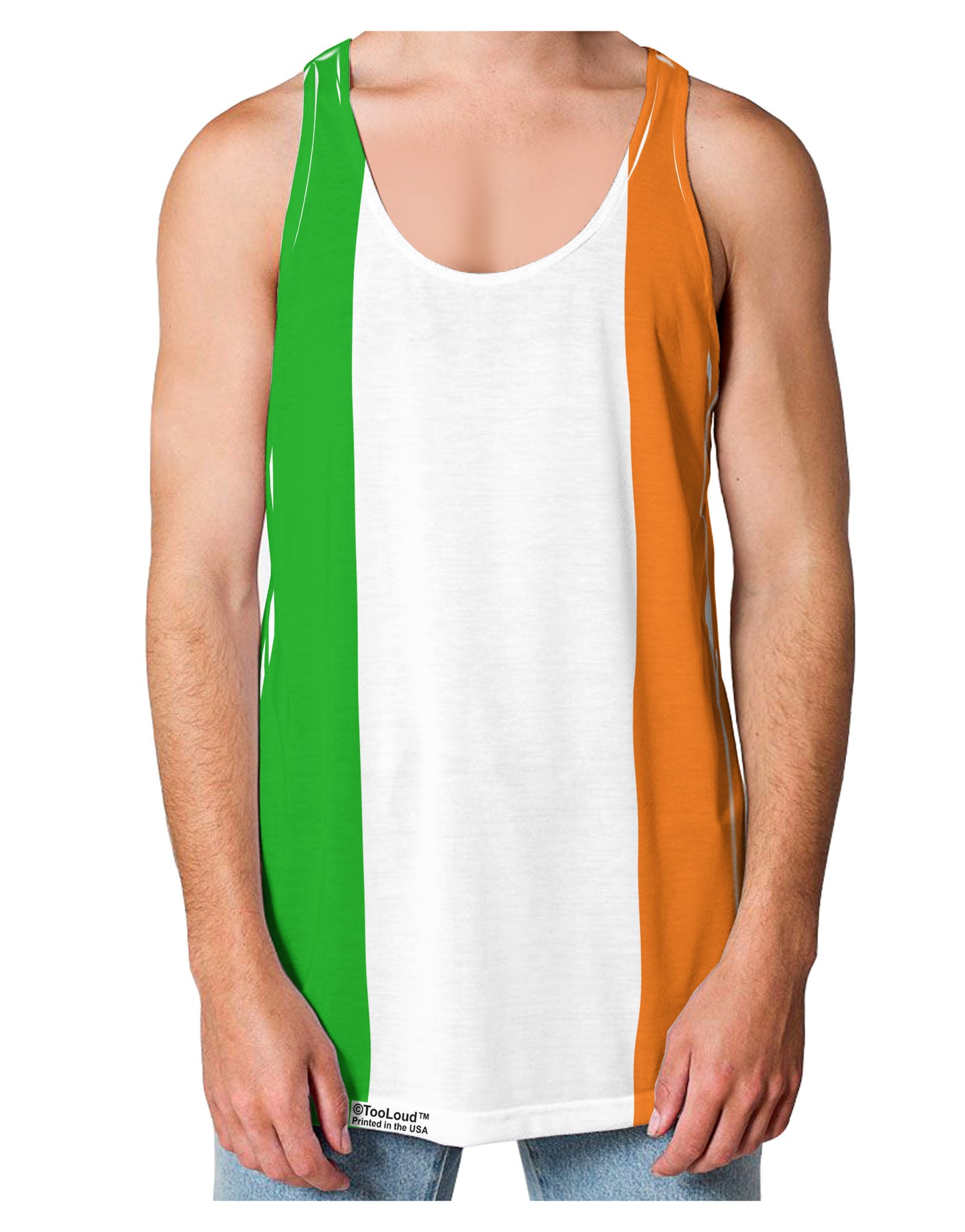 Irish Flag - Flag of Ireland Loose Tank Top Dual Sided All Over Print-Loose Tank Top-TooLoud-White-Small-Davson Sales