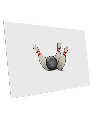 Bowling Ball with Pins 10 Pack of 6x4" Postcards-Postcards-TooLoud-White-Davson Sales